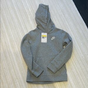 Nike Heather Gray Hoodie kids small